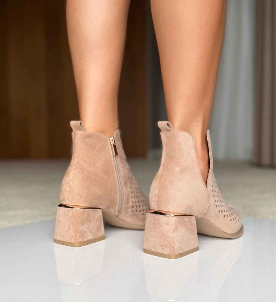 Botine Dama Maraya Bej | Eleganță și Confort - imagine 8