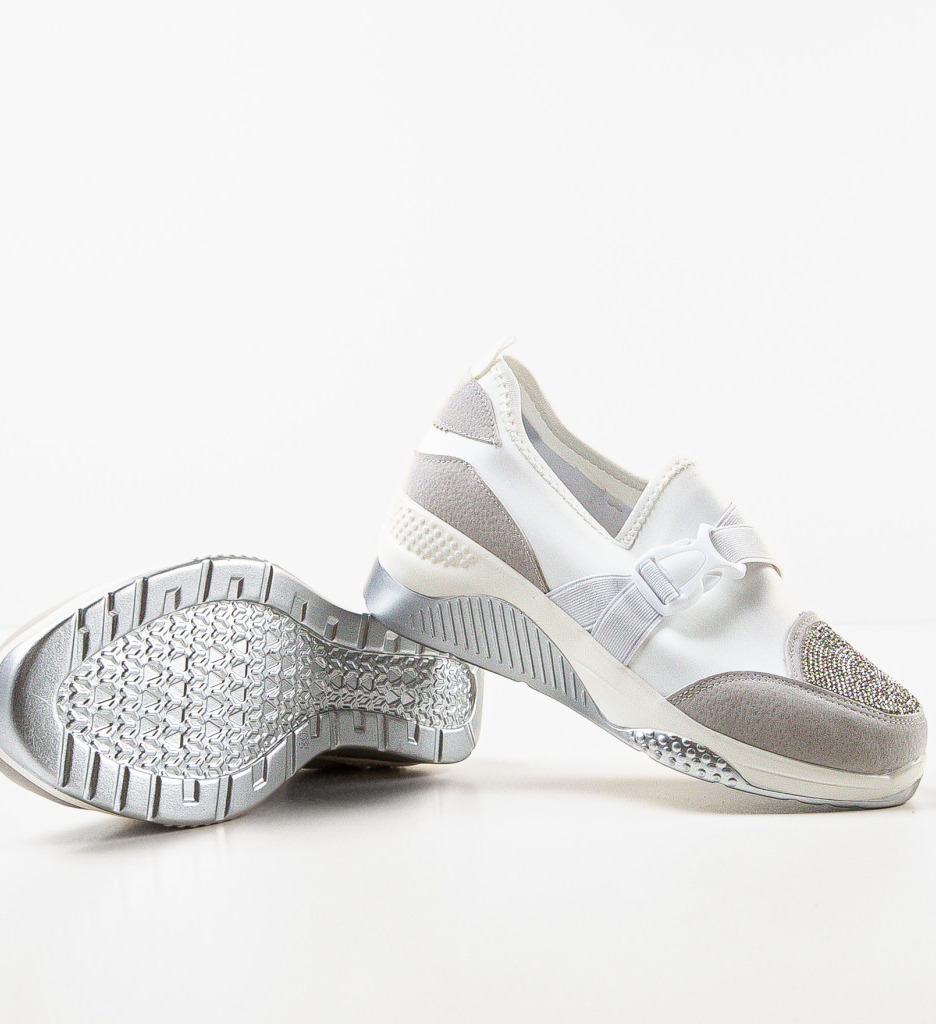 Sneakers Dama Tensive Albi | Stil și Confort - imagine 7