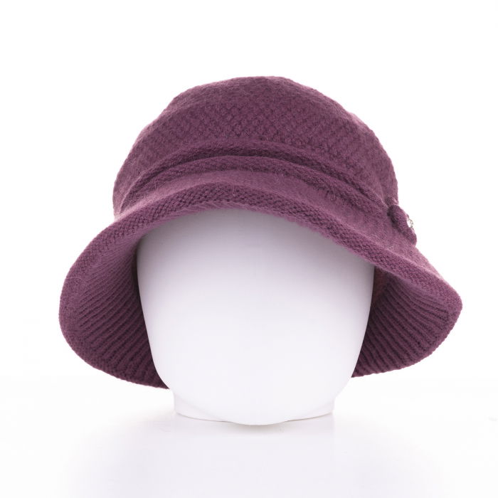 Caciula Palarie Mov Captusita Shopika | Stil Elegant