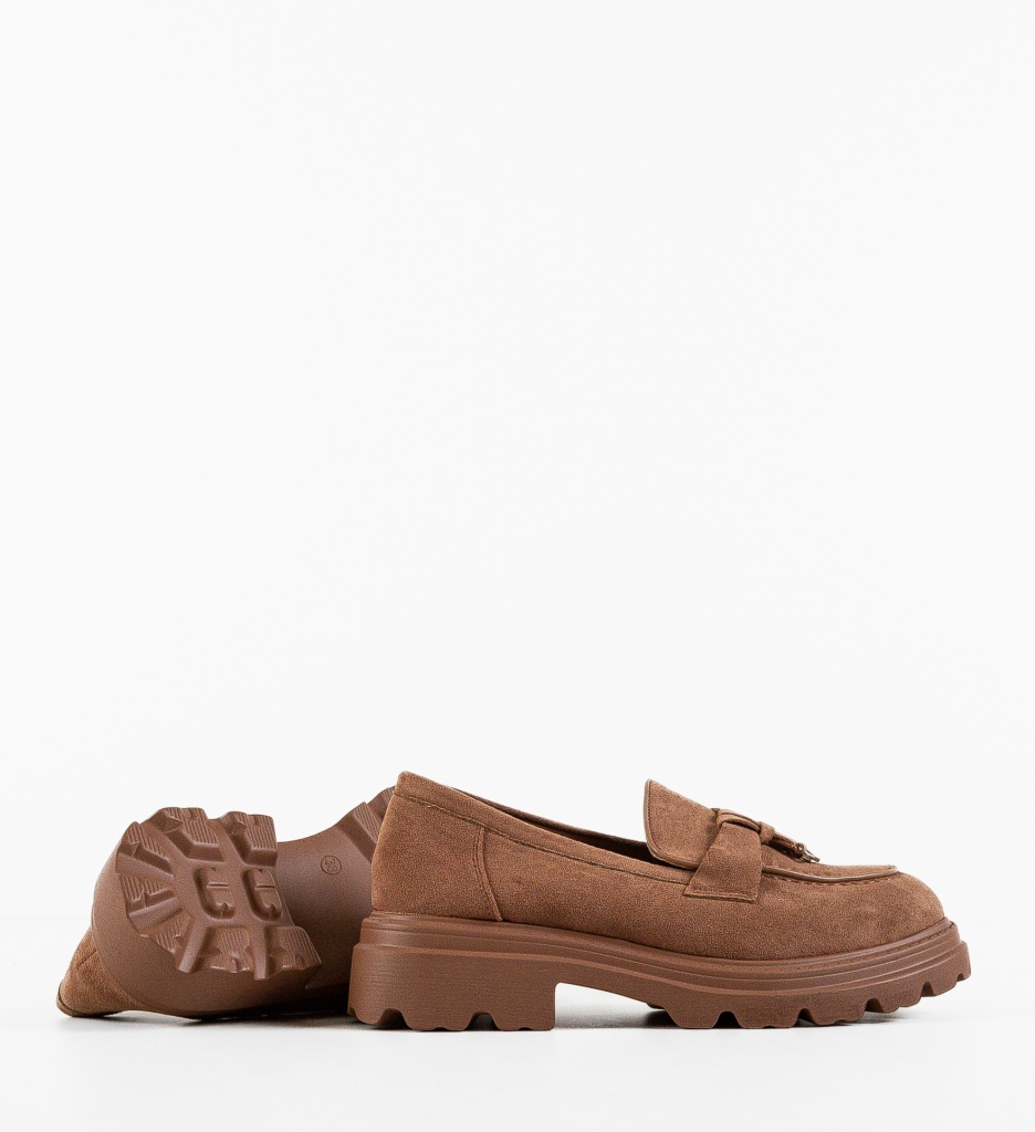 Pantofi Casual Dama Valya Camel - Confort și Stil - imagine 5