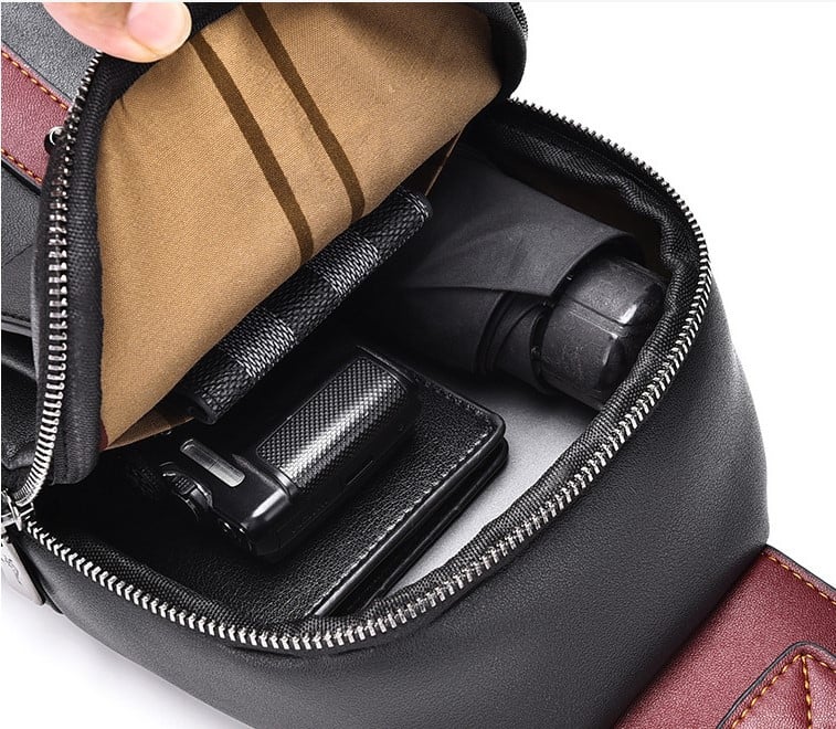 Geanta Barbati Delis Apolo GT2214 Negru/Rosu - imagine 3