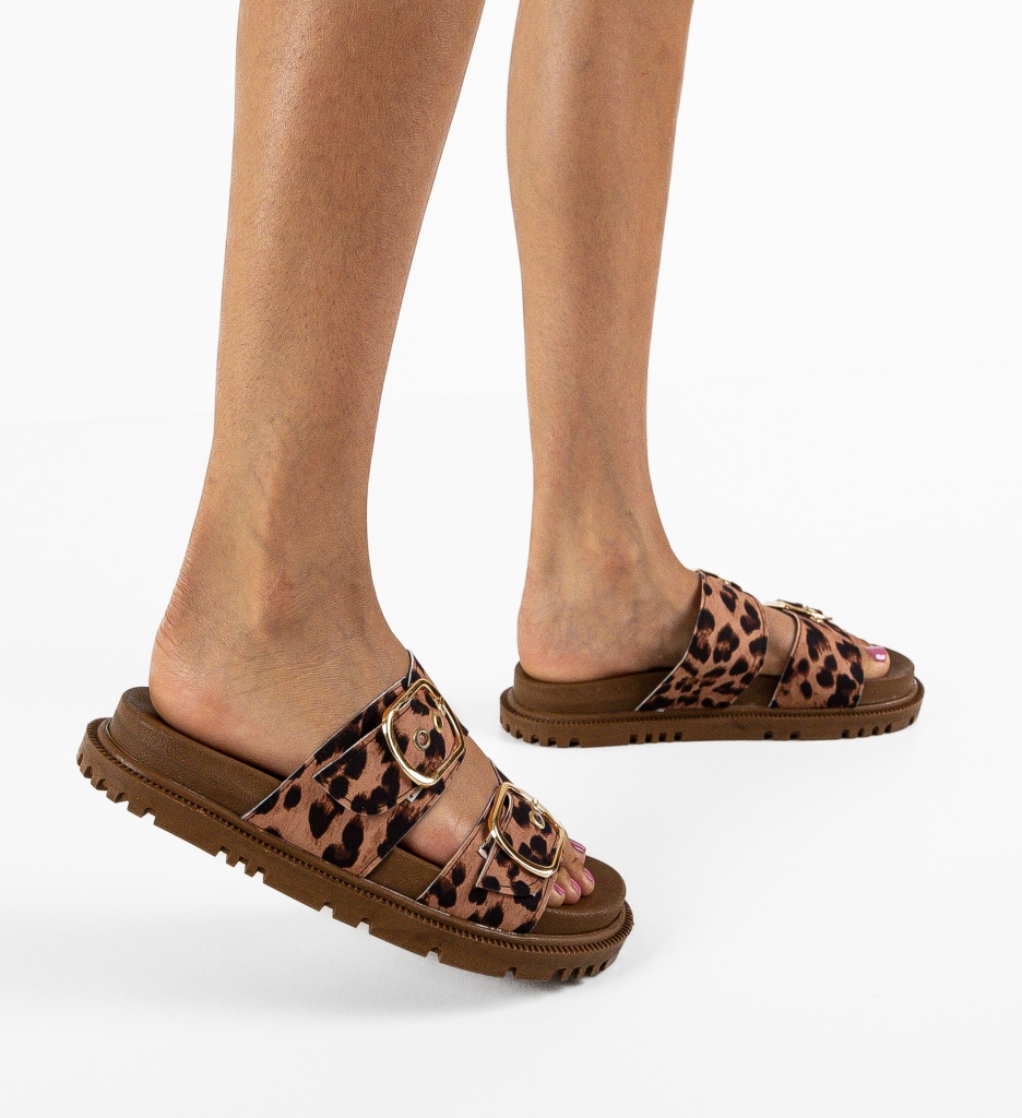 Papuci Dama Panpro Print 2 - Confort și Stil - imagine 5