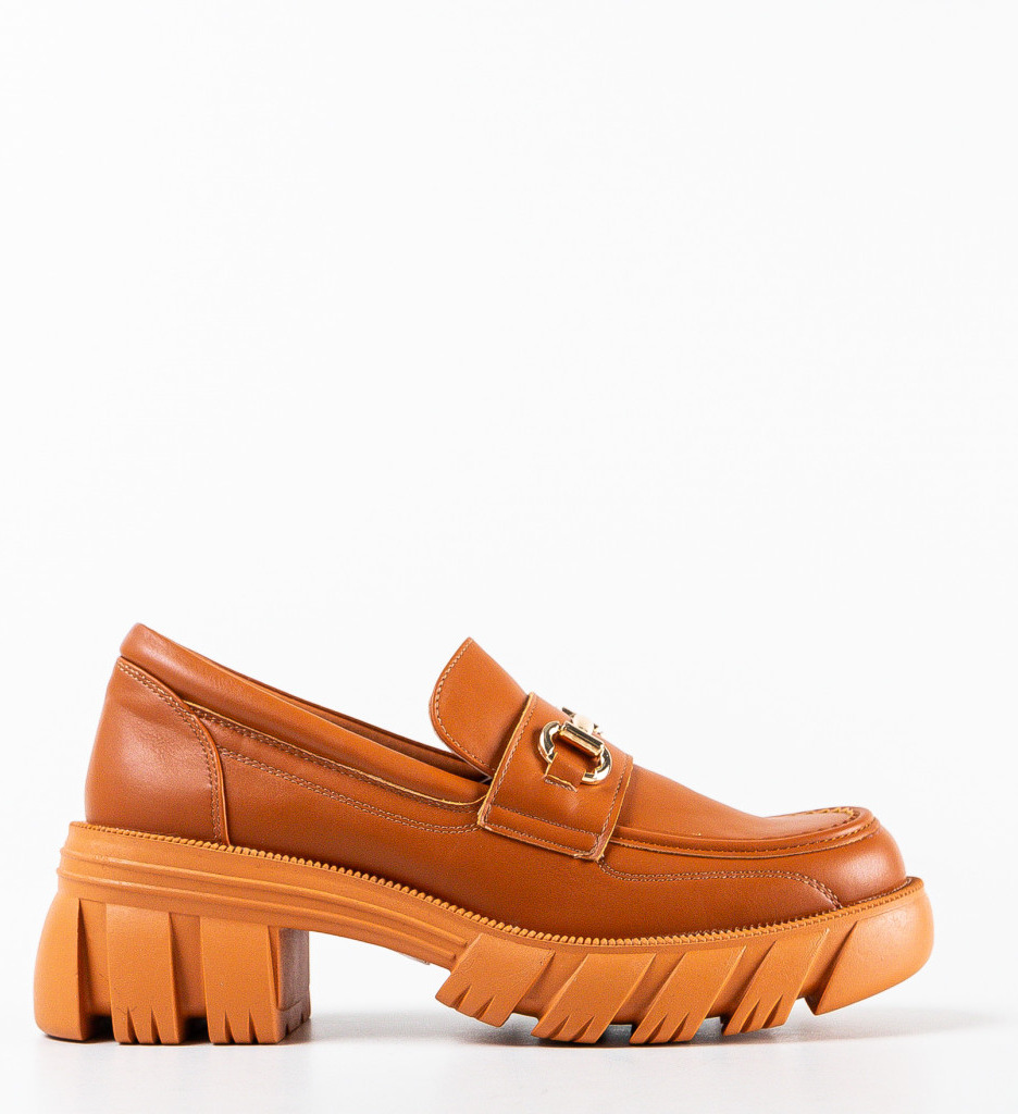 Pantofi Casual Kylie Camel - Confort și Stil - imagine 4