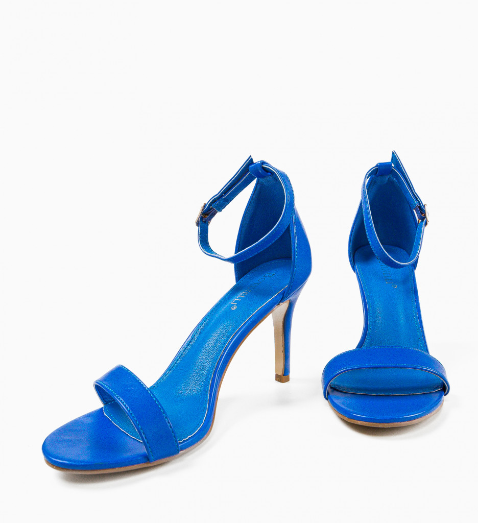 Sandale Simoda Toc Elegante Albastre - imagine 4