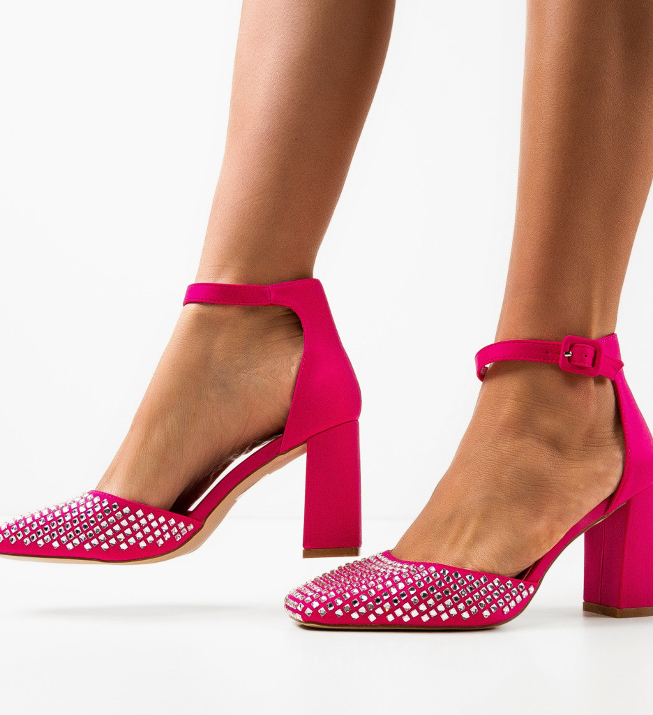 Pantofi dama Seymour Fuchsia eleganți