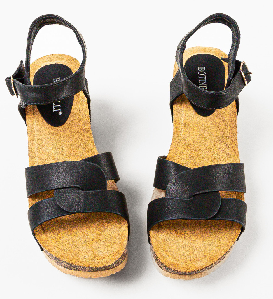 Platforme Dama Villanueva Negre - Stil si Confort - imagine 4