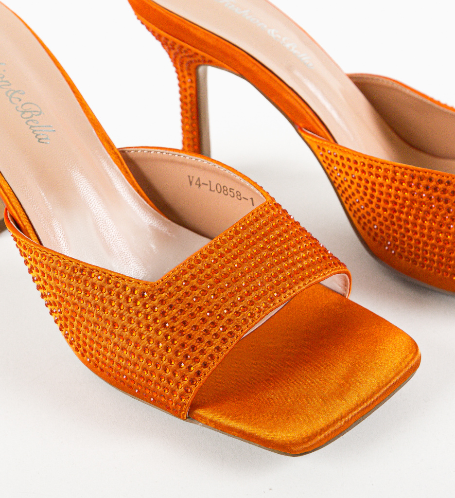Saboti Dama Portocalii | Eleganță și Stil - imagine 8