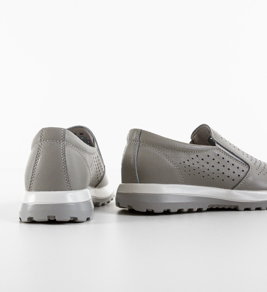 Pantofi Casual Damaris Gri - Confort și Stil - imagine 9