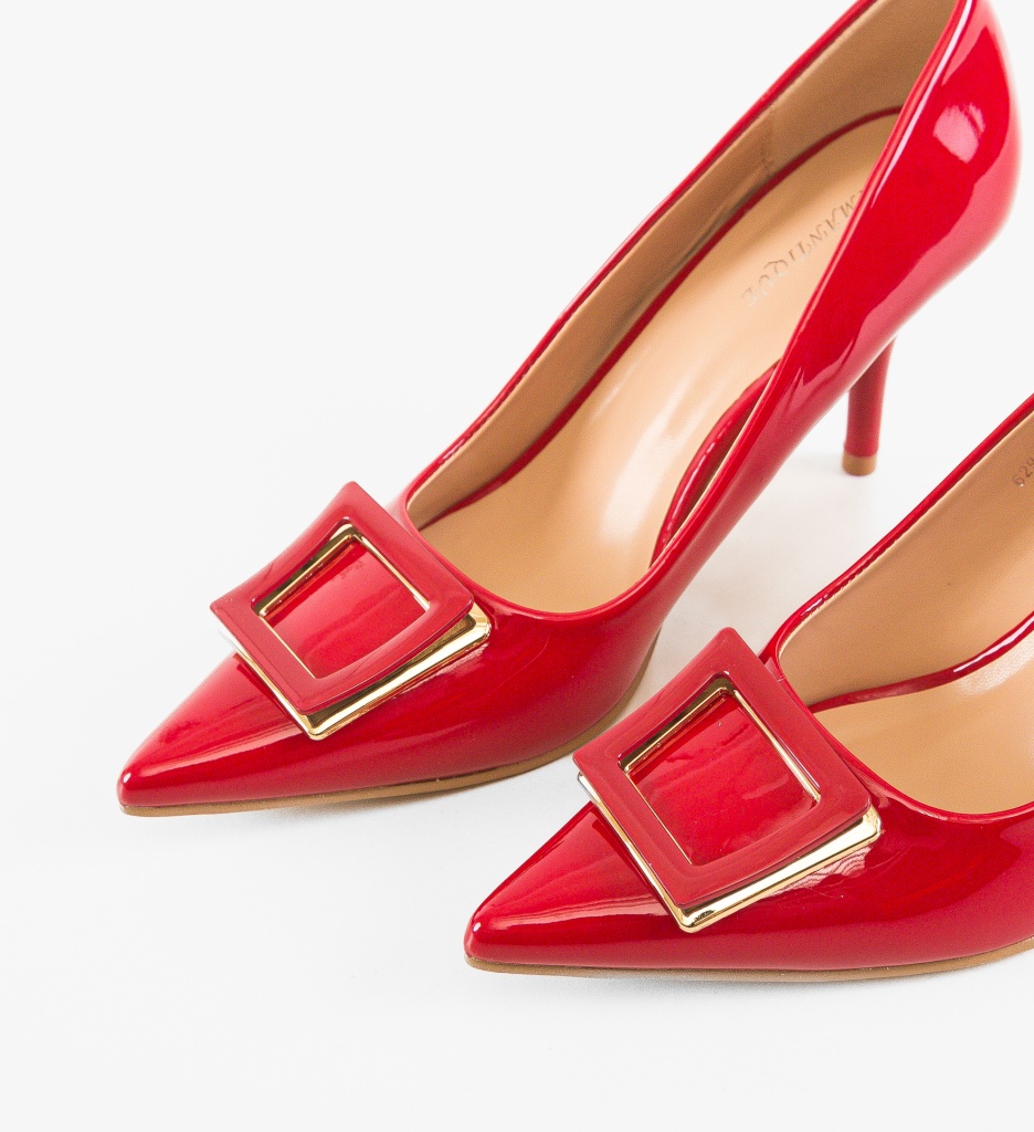 Pantofi Elmar Rosii | Stil si Eleganta - imagine 5