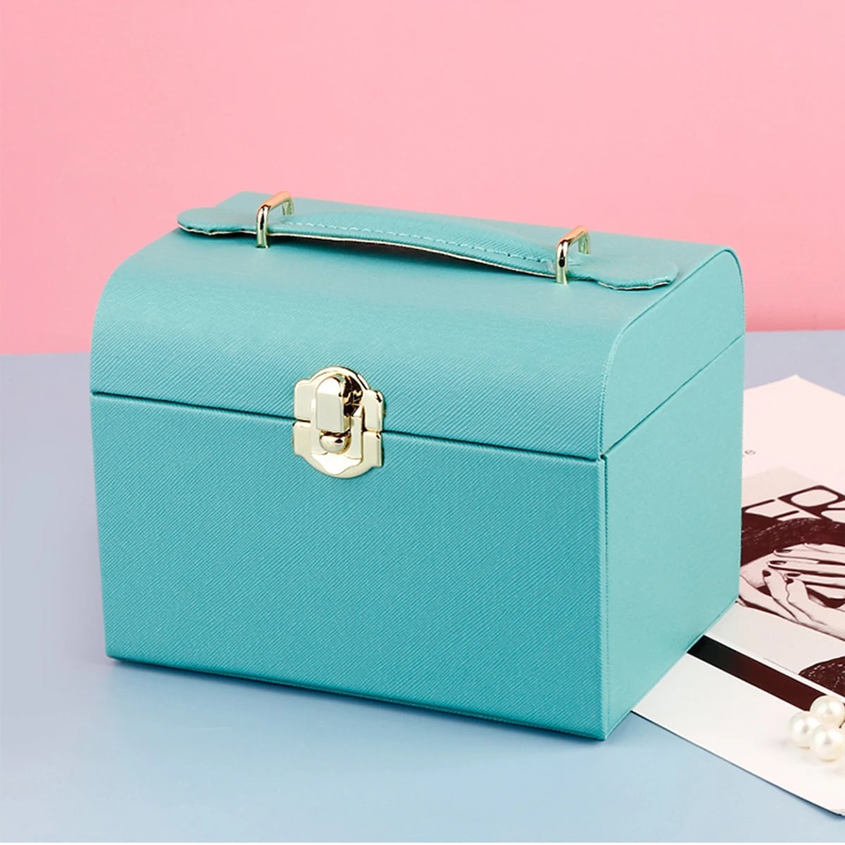 Cutie Bijuterii Xylia AC011 Albastru | Organizare