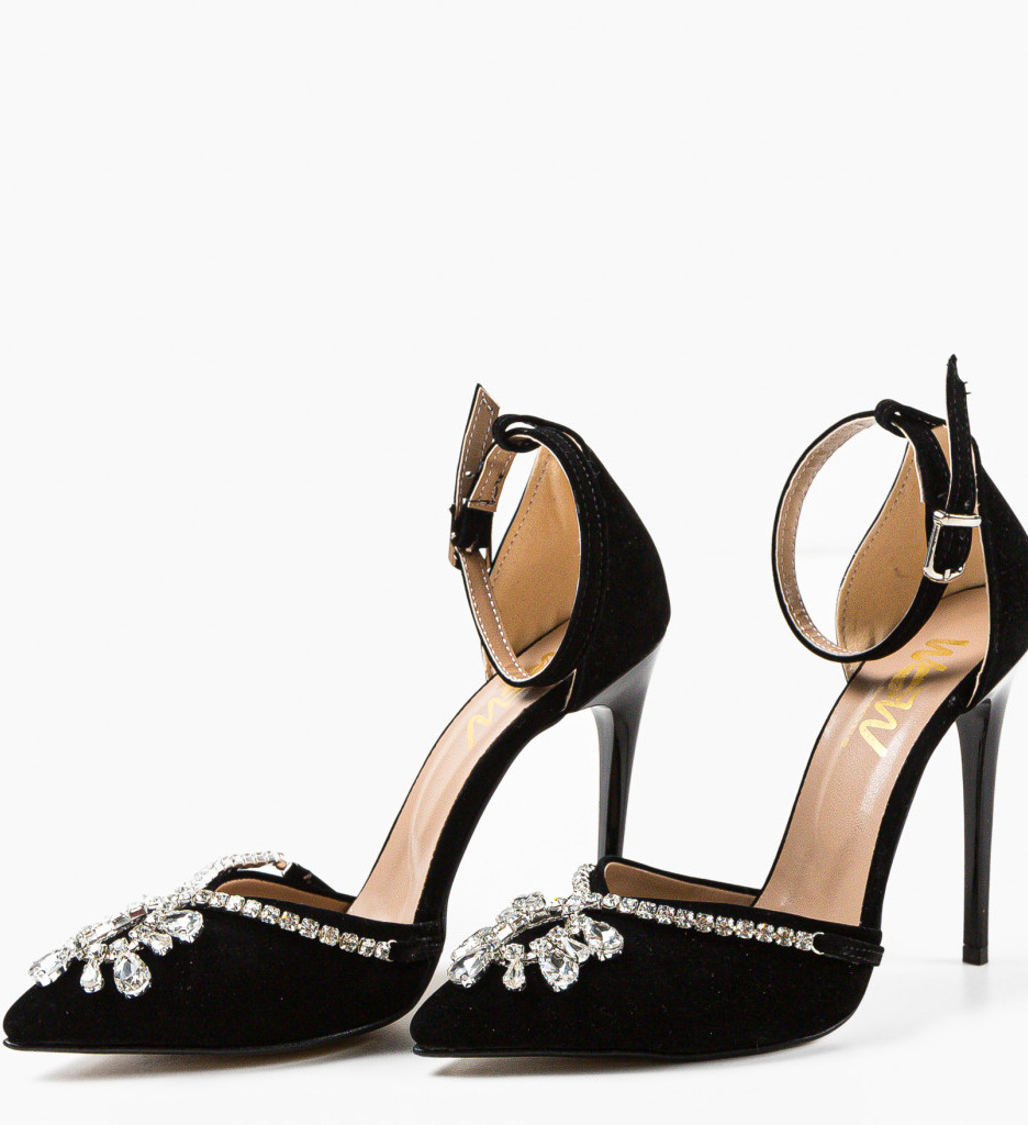Pantofi dama Alabyna Negri eleganți - imagine 6