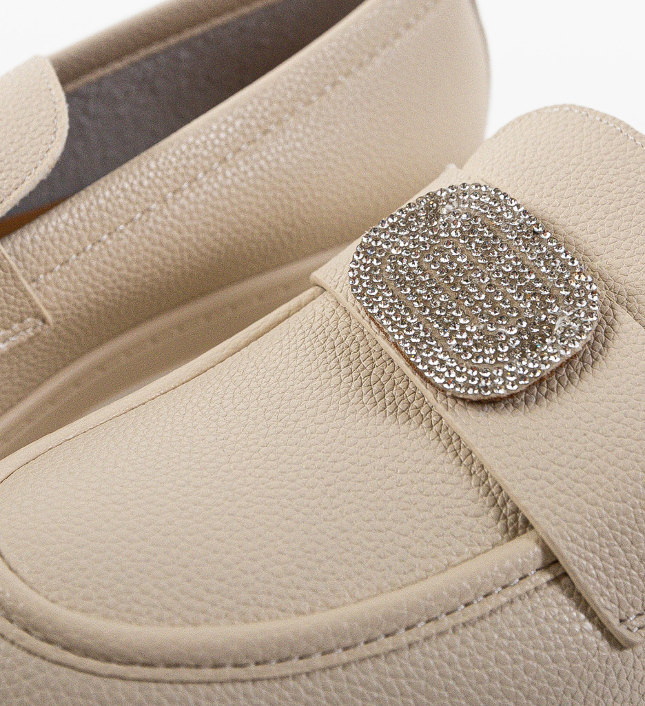 Pantofi Casual Dama Lonaza Bej - Confort și Stil - imagine 6