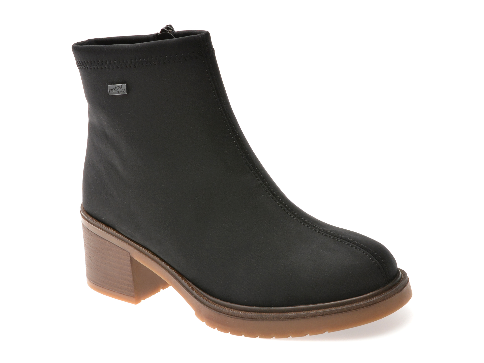Ghete Rieker Negre Textil | Confort Asigurat