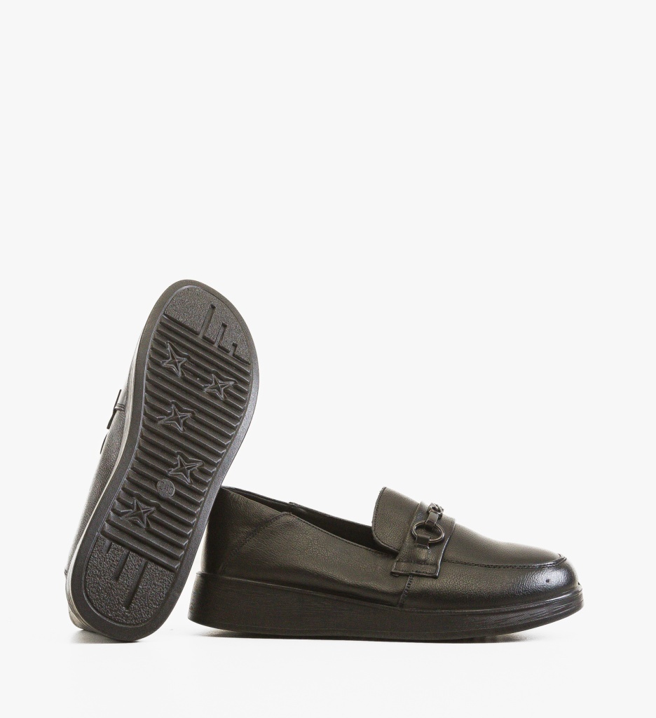 Pantofi Casual Negri Confort Sejad - imagine 5
