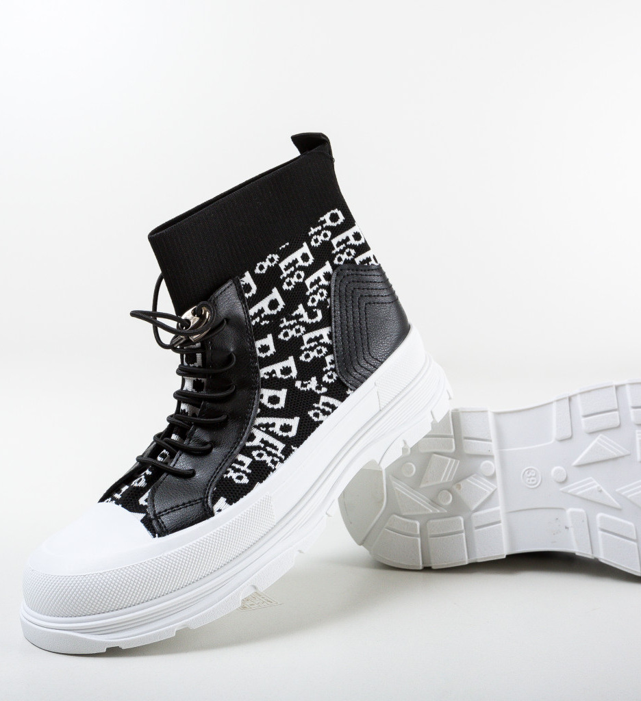 Ghete Dama Levine Negre - Eleganță Asigurată - imagine 7