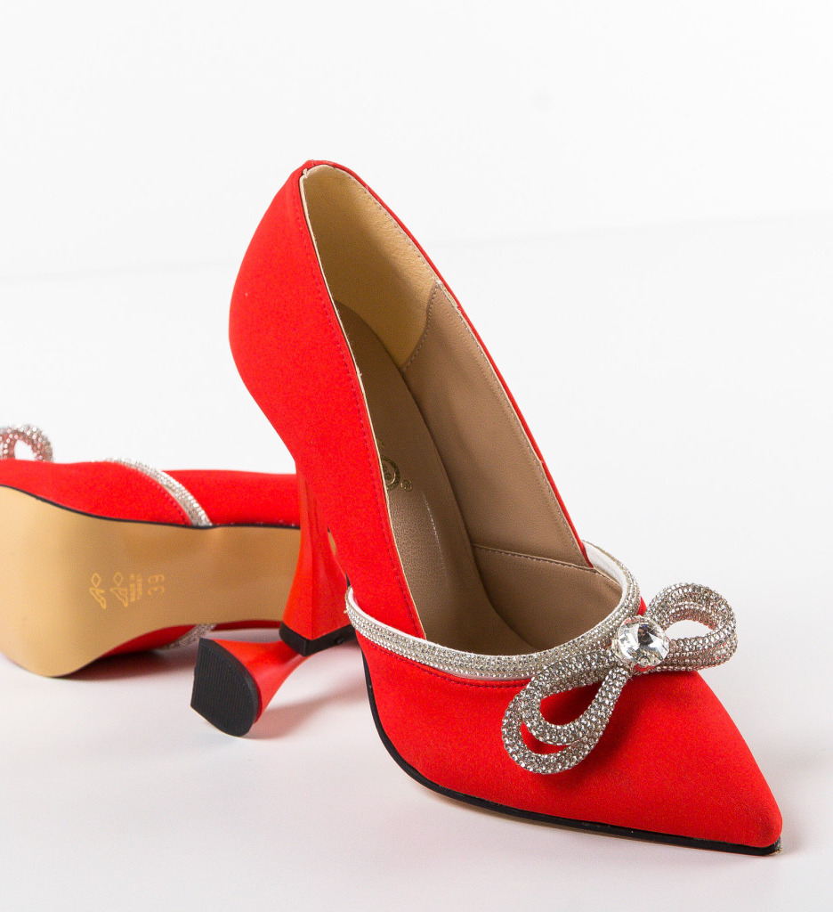 Pantofi Armas Rosii cu Toc - Eleganță și Stil - imagine 7