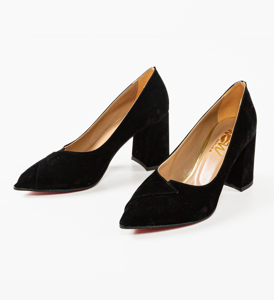 Pantofi cu Toc Jafanza Negri | Eleganță Asigurată - imagine 6