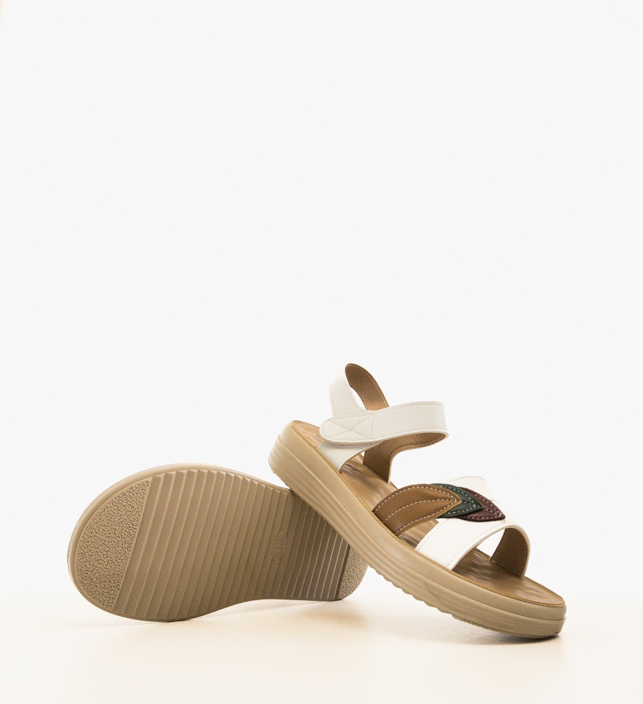 Sandale Dama Arvel Albe - Eleganță și Confort - imagine 7
