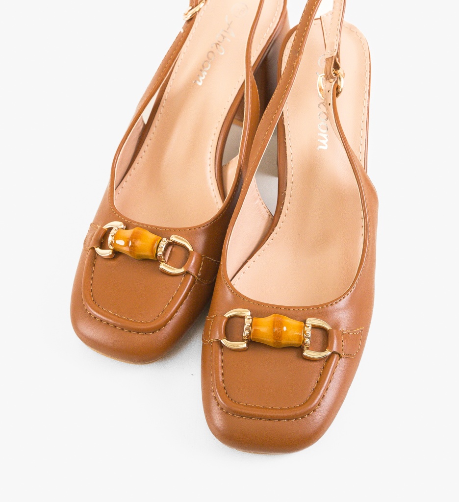 Pantofi Nasee Camel - Eleganță și Stil - imagine 5