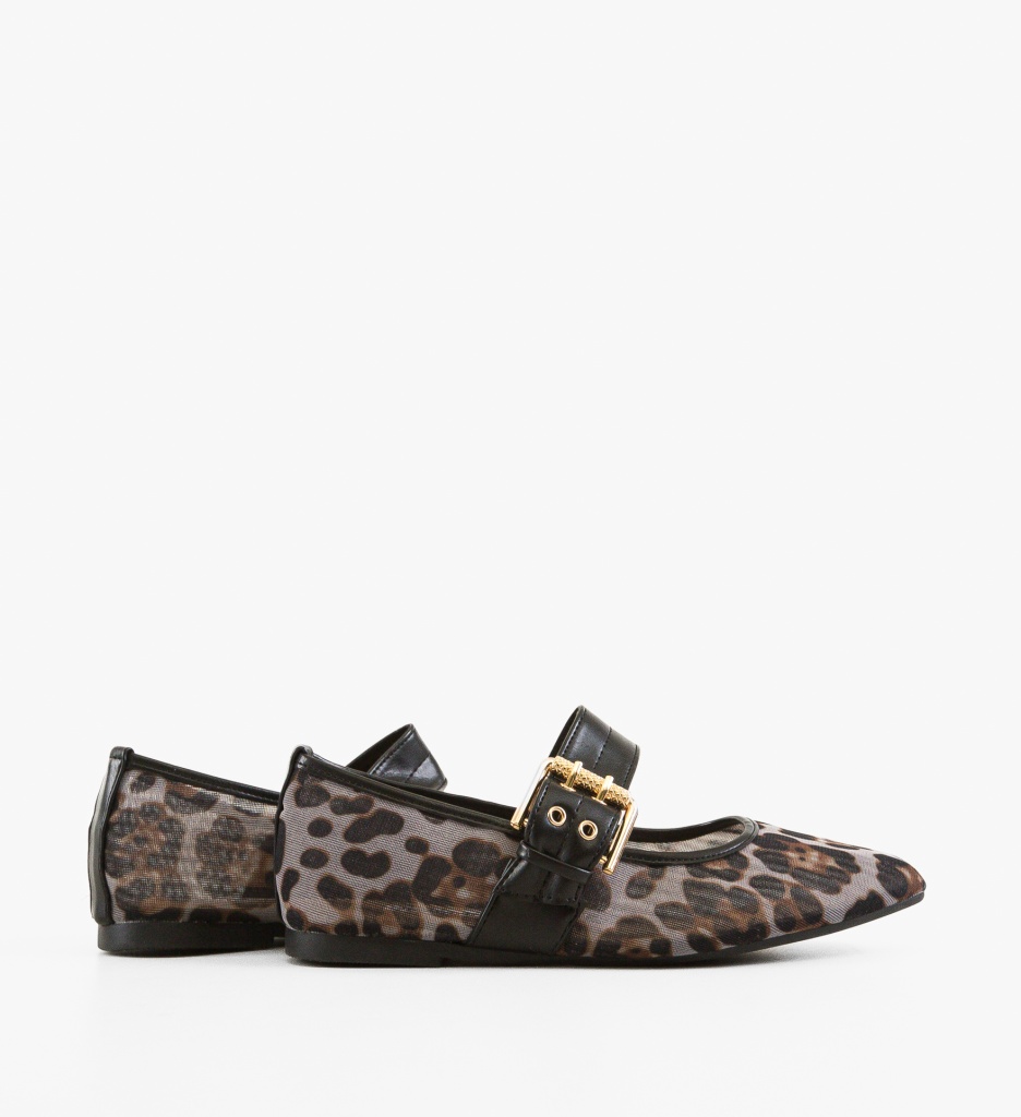 Balerini Dama Duffy Animal Print | Stil Casual - imagine 4