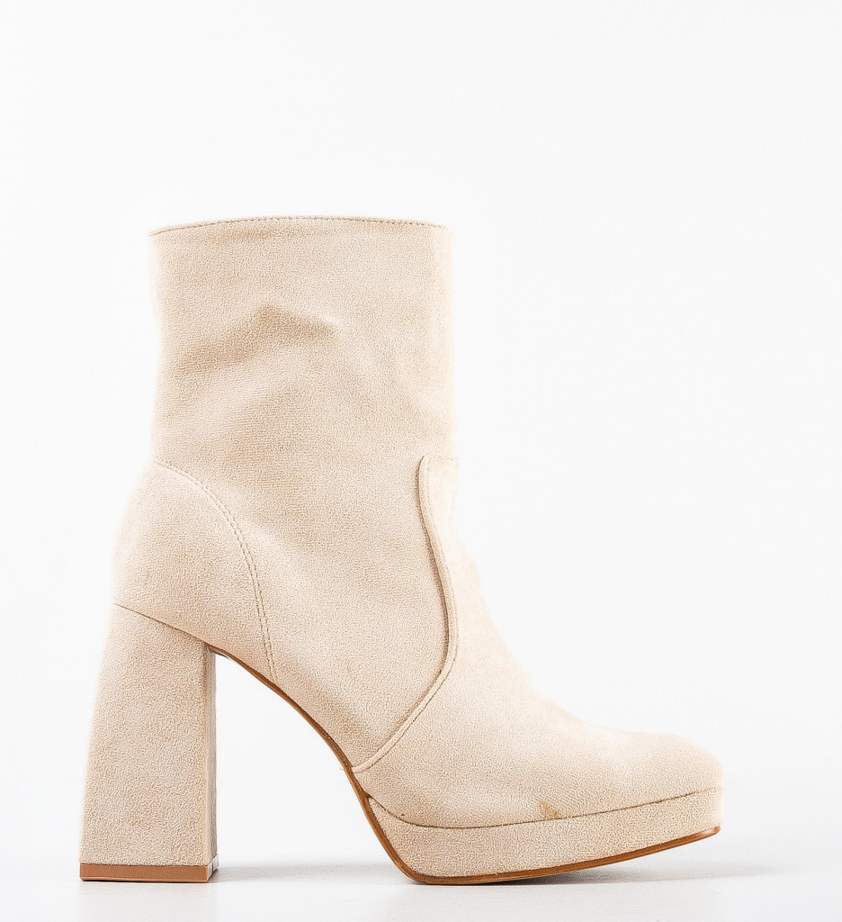 Botine Dama Abbey Bej | Eleganță și Confort - imagine 5