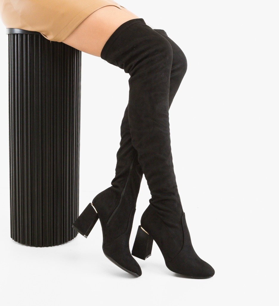 Cizme Dama Negre Jaddey | Eleganță și Confort