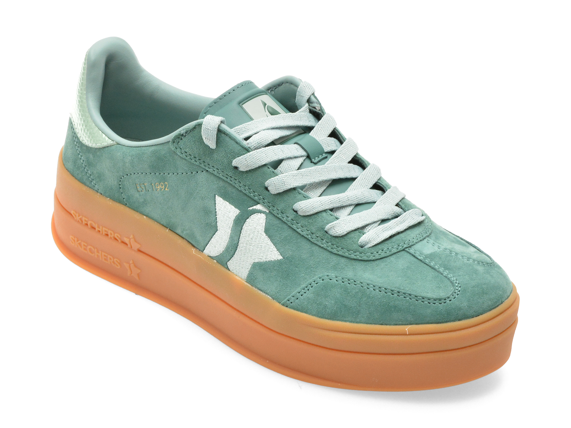 Pantofi Skechers Academy Hi Piele Intoarsa Confort