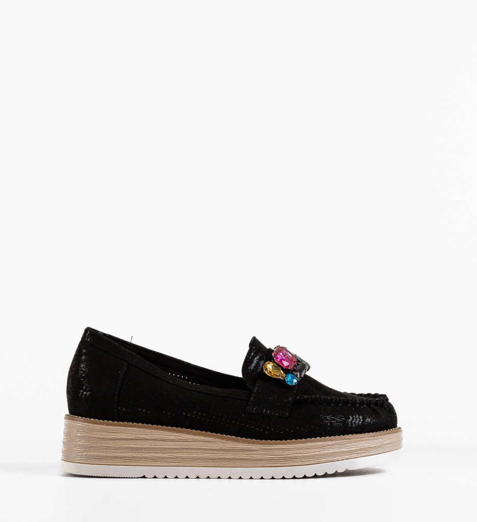 Pantofi Bibi Negri | Eleganță Casual Zilnică - imagine 2