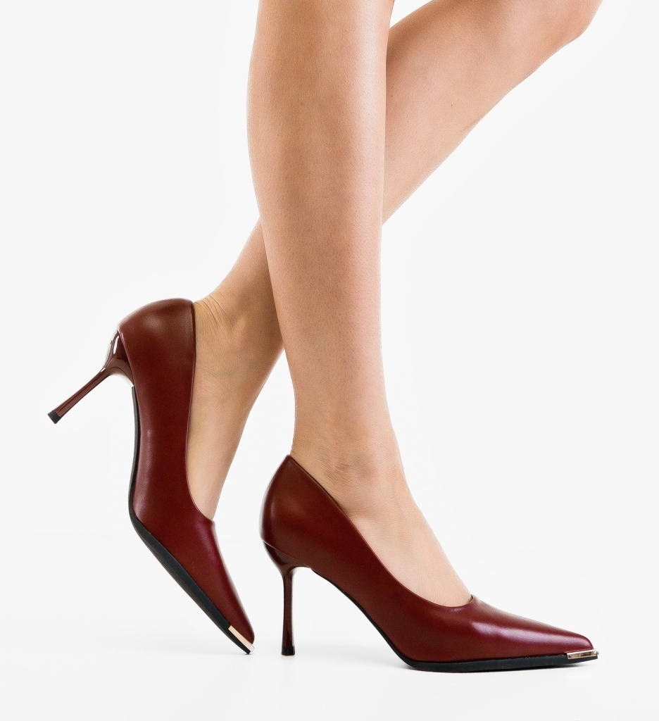 Pantofi dama Bilma Grena eleganți - imagine 7