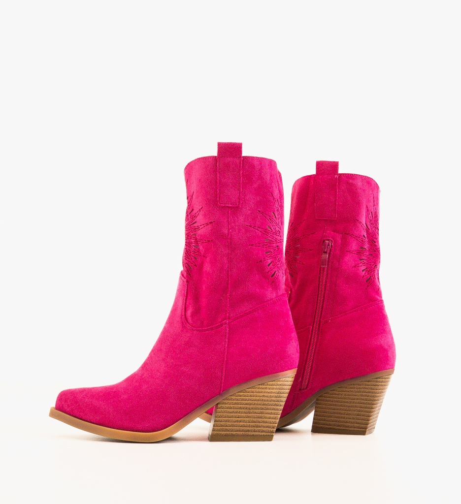 Botine Dama Iwan Fuchsia - Eleganță și Stil - imagine 4