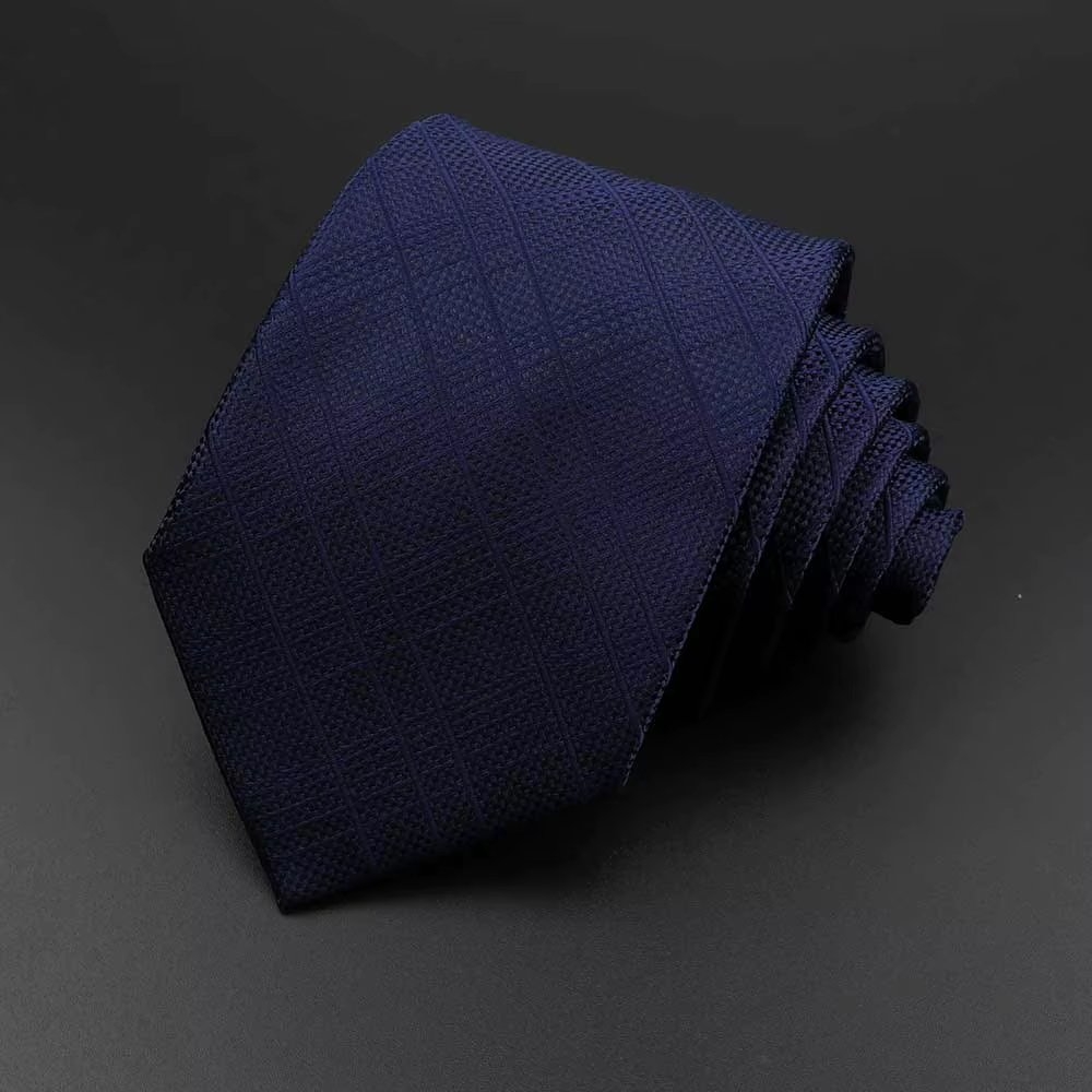 Cravată Albastră Picadili CR044 - Eleganță Geometrică