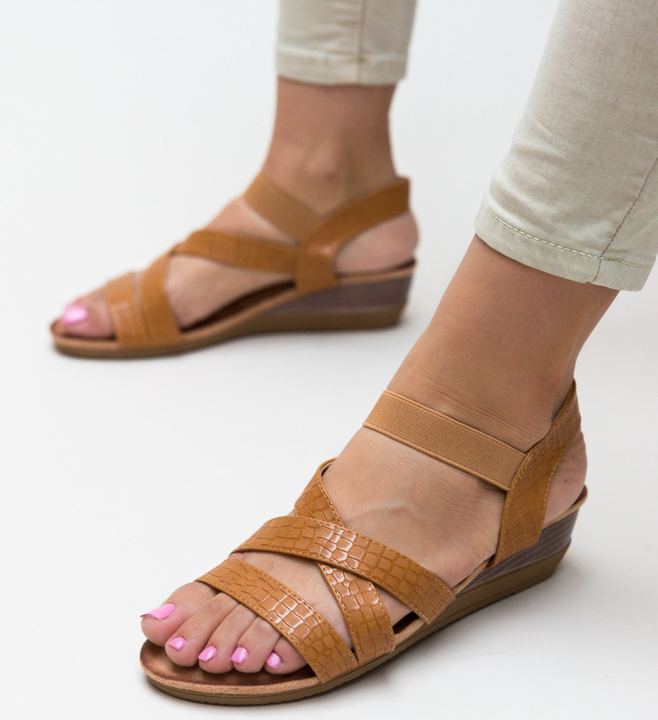 Sandale Reynal Camel | Eleganță și Confort - imagine 2