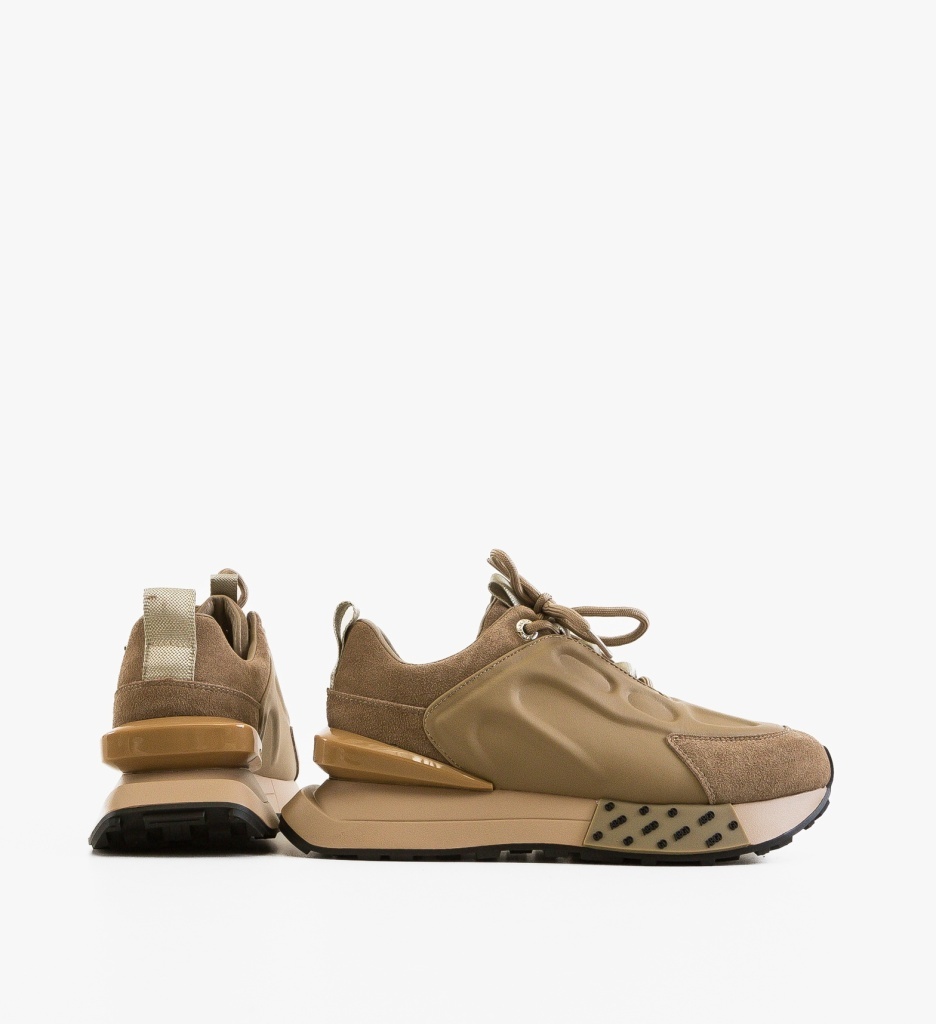 Sneakers Dama Kajmer Khaki - Confort și Stil - imagine 5