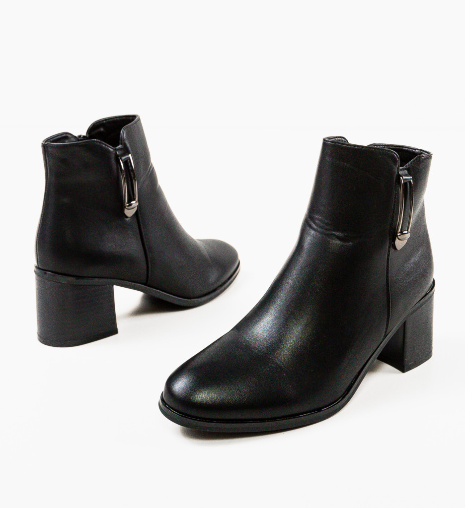Botine Mahdi Negre - Eleganță și Stil