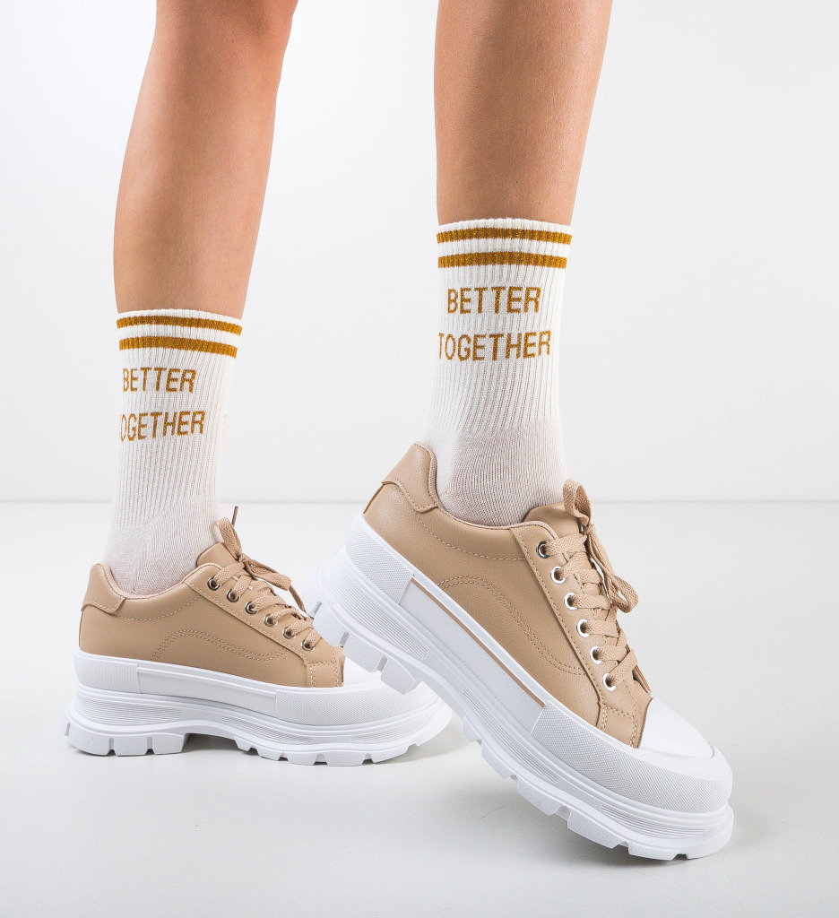 Pantofi Sport Kieren Khaki | Confort și Stil Urban - imagine 2