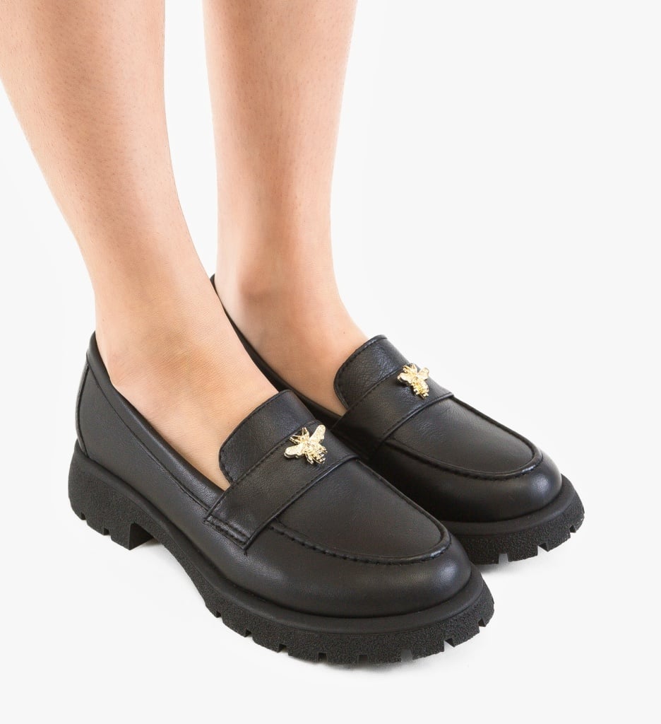 Pantofi Casual Dama Fosere Negri – Eleganță și Confort