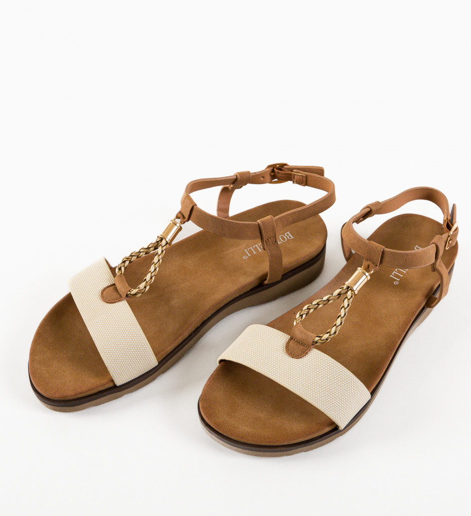 Sandale Dama Bej Elegante | Confort Optim - imagine 7