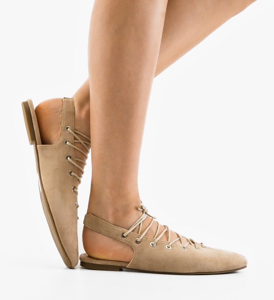 Balerini Dama Pakkele Bej – Confort Casual