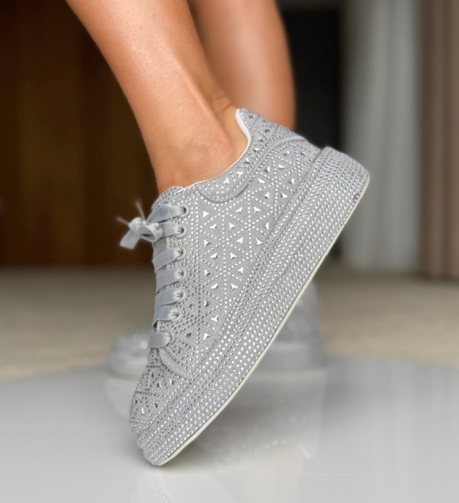 Sneakers Dama Renne Gri - Confort Sport - imagine 3