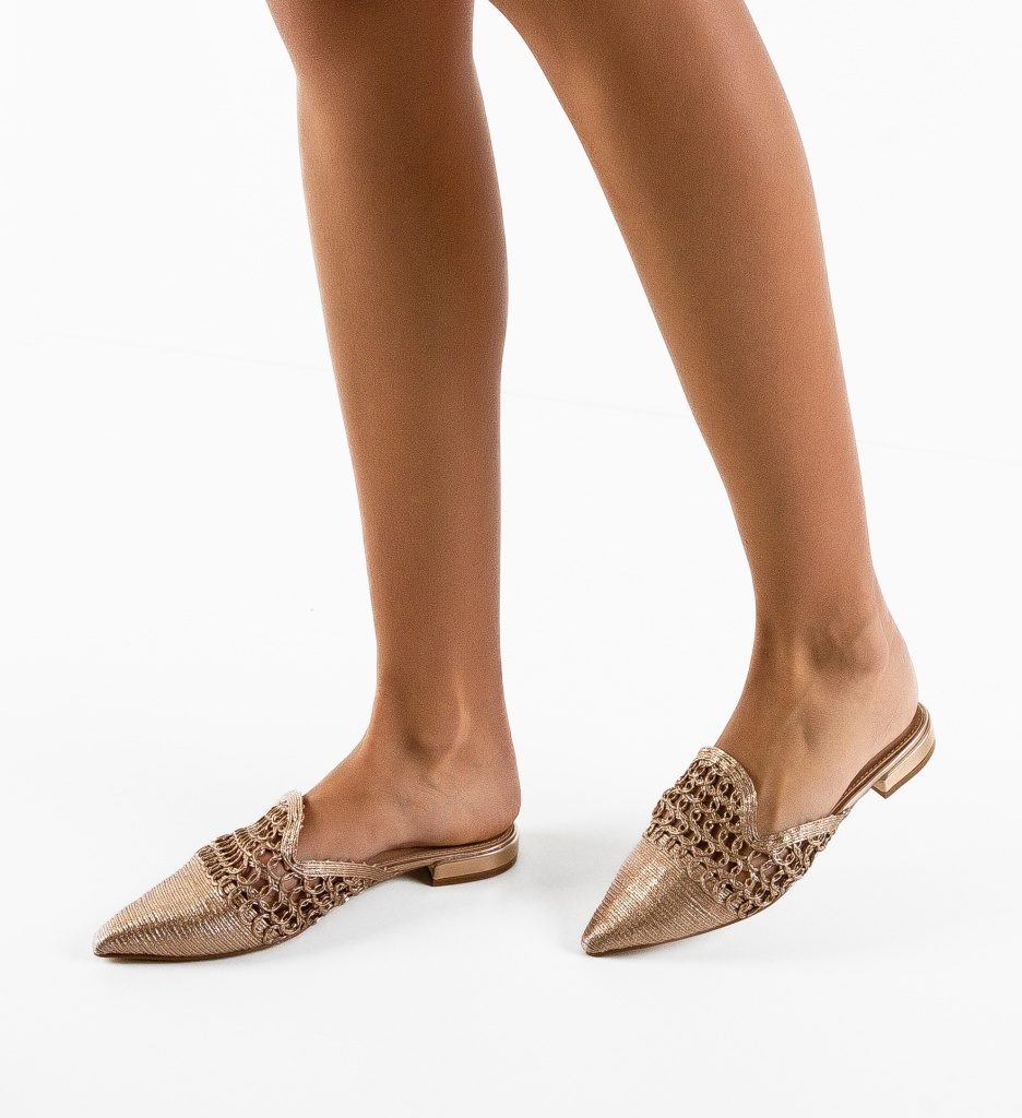Balerini Starlit Bronz | Eleganță și Confort - imagine 4