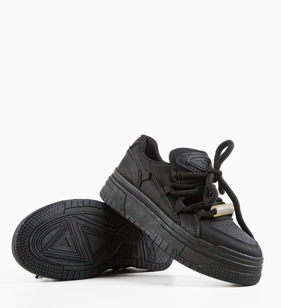 Sneakers Dama Negri Scec - Stil si Confort Urban - imagine 7