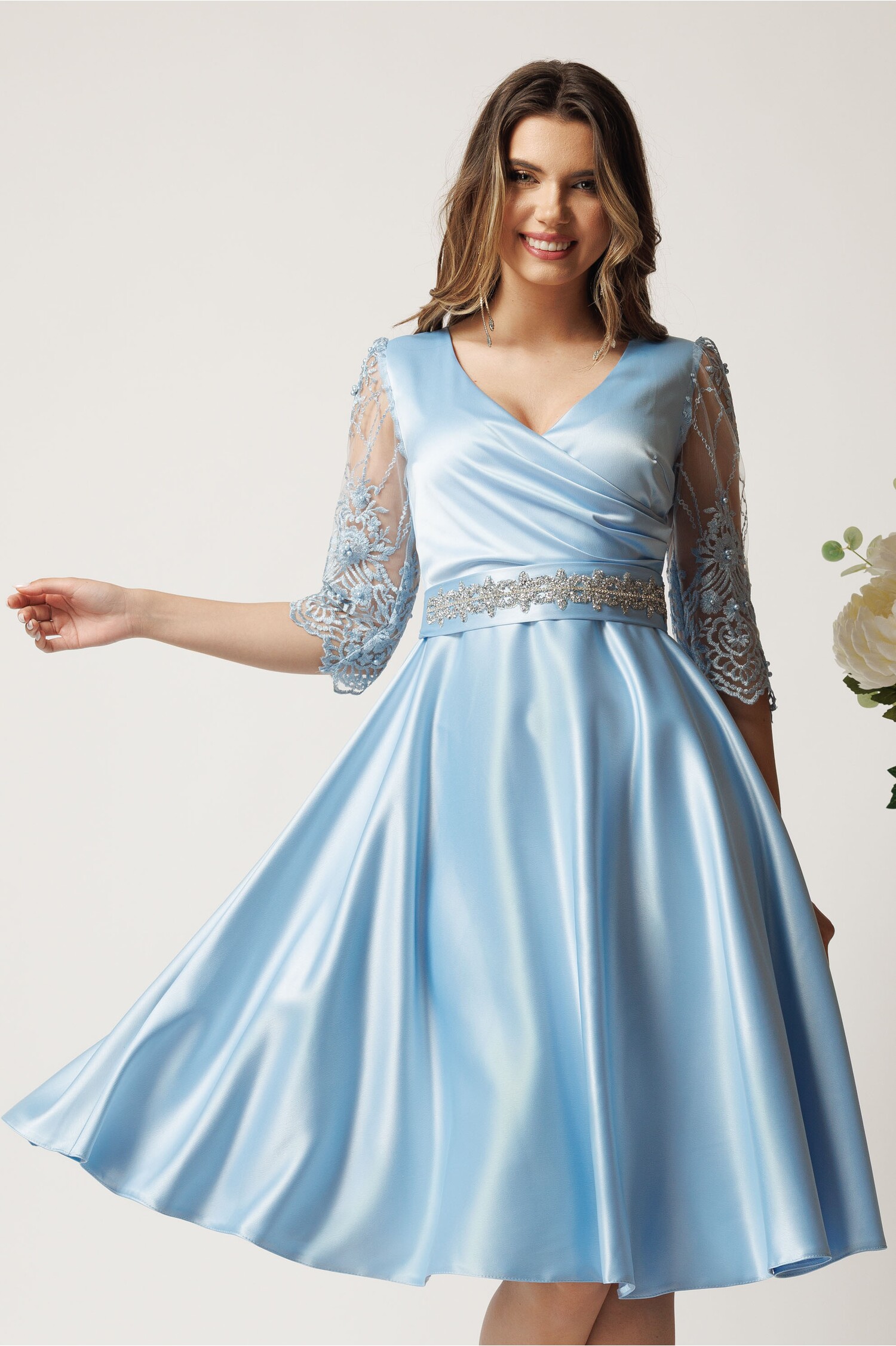 Rochie de Ocazie Eleganta din Tafta | Ella Collection
