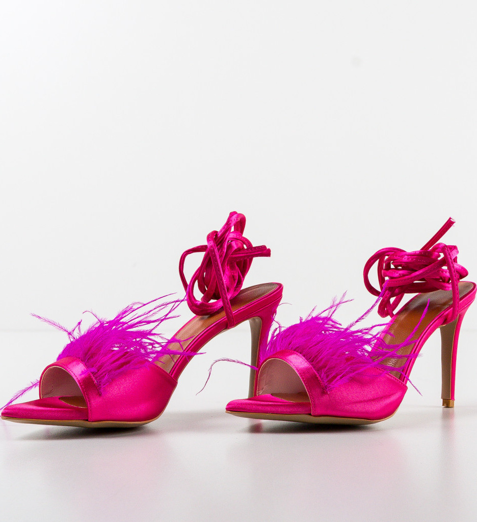 Sandale Orka Fuchsia | Toc Elegant pentru Ocazii - imagine 5