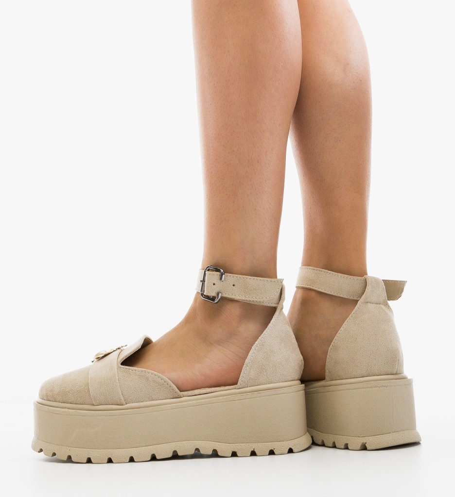 Pantofi Casual Bynna Bej - Confort și Stil