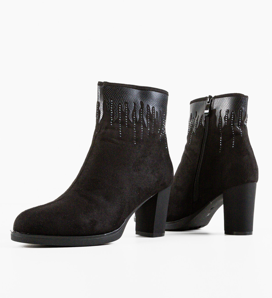 Botine Dama Hajuna Negre | Stil și Confort - imagine 7