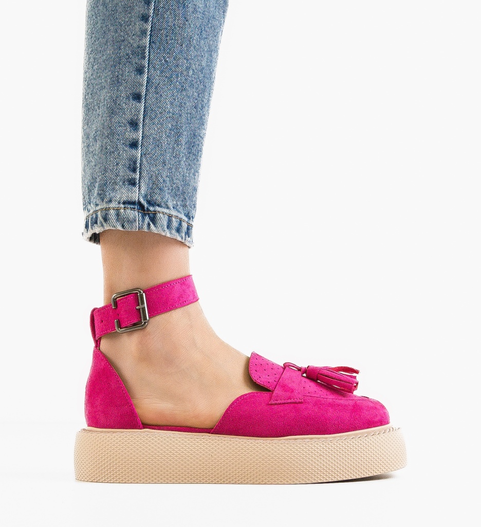 Pantofi Casual Kastor Fuchsia - Confort și Stil - imagine 6