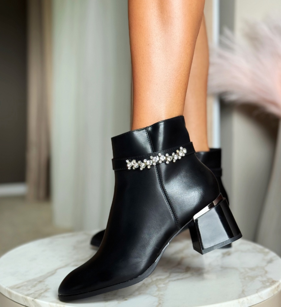 Botine Dama Juani Negre - Eleganță și Confort - imagine 3