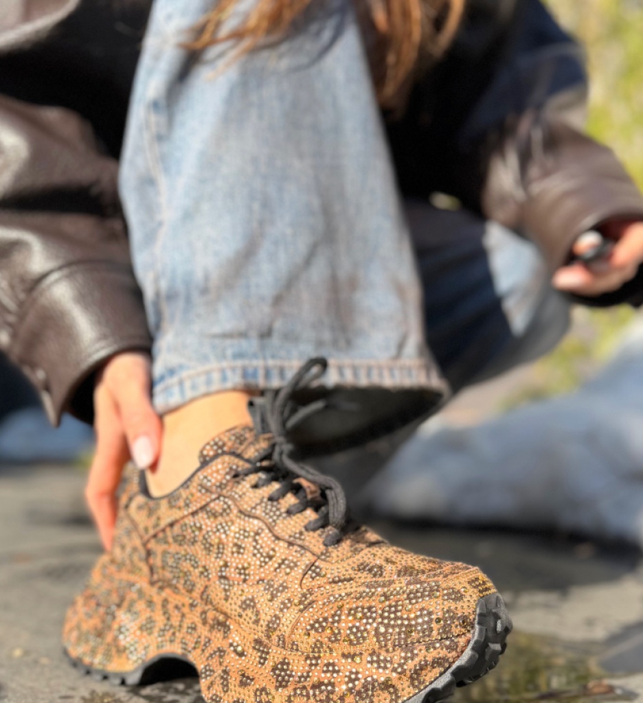 Sneakers Dama Toop Print - Stil și Confort - imagine 2