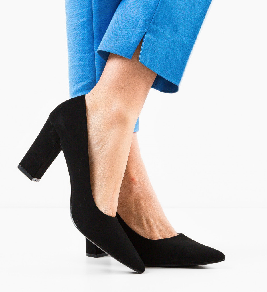Pantofi Haney Negri Eleganți - imagine 3