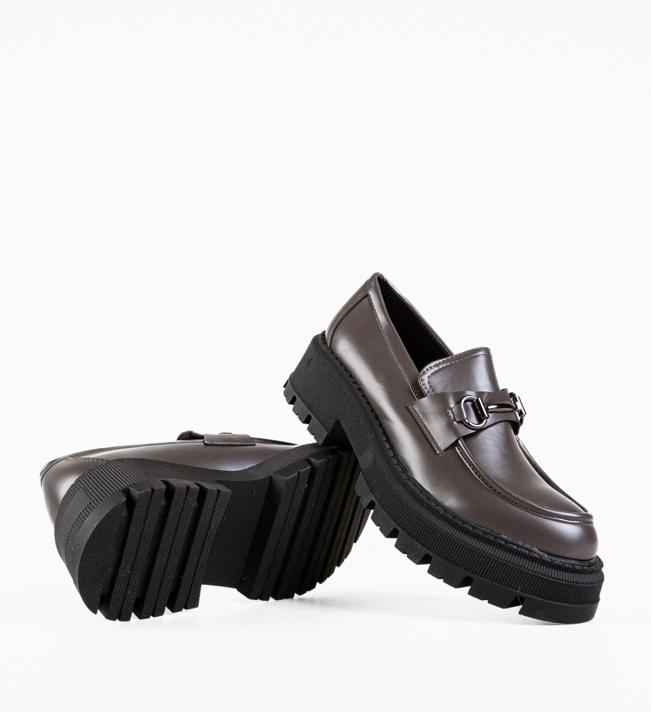 Pantofi Casual Jung Gri - Confort și Stil Zilnic - imagine 3